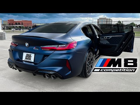 2023 BMW M8 Competition Gran Coupe Walkaround Review + Exhaust Sound Revs