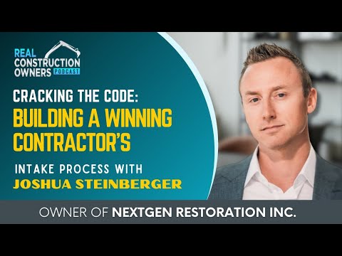 CRACKING THE CODE: Building a winning contractor's intake process | Justin Ledford #roofingleads