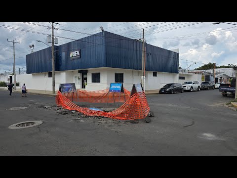 😱 3 DIAS Despues NO REPARAN CALLE Santa Ana El Salvador ¿Qué estara pasando?