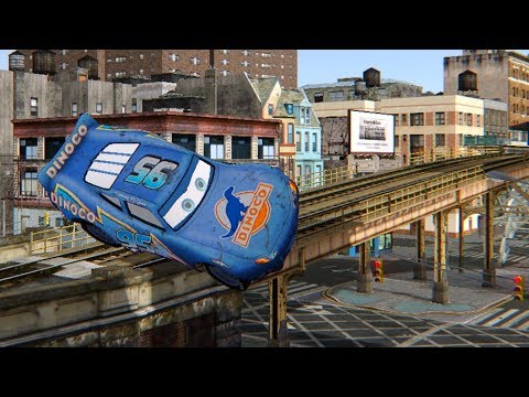 Lightning McQueen Dinoco Crash Testing #4 | GTA IV