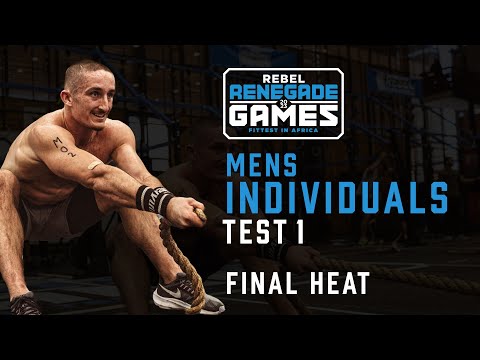 Individual Men's Test 1 FINAL HEAT - REBEL Renegade Games 2023 African CrossFit Semifinal.