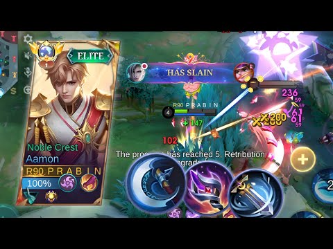 19 KILLS + SAVAGE 😱 | GLOBAL AAMON REVAMP 🔥 ONE-HIT DELETE BUILD & EMBLEM | 100% DEADLY | MLBB