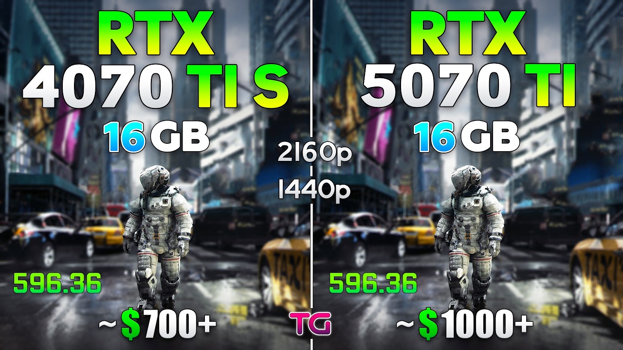 RTX 4070 Ti SUPER vs RTX 5070 Ti - Big Test with New Drivers | 1440p & 4K