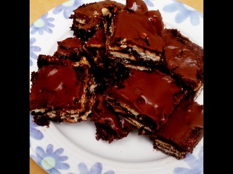 Kek Batik (Hedgehog Slice/ Chocolate Biscuit Cake) Recipe