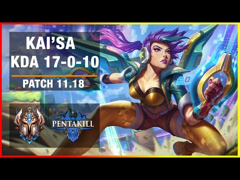 Kaisa vs Twitch - Challenger KR - Patch 11.18