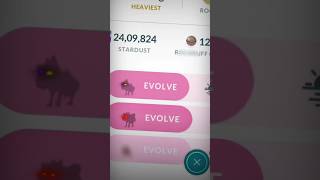 Unlocked Special Evolution in Pokémon Go #shorts #catch #evolve #pokemon #ultragoo #special #game