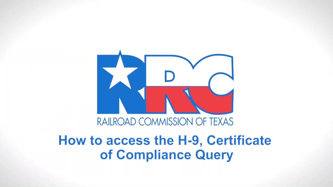 How to Access the H-9 Certificate of Compliance Query