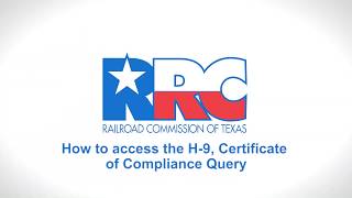 How to Access the H-9 Certificate of Compliance Query
