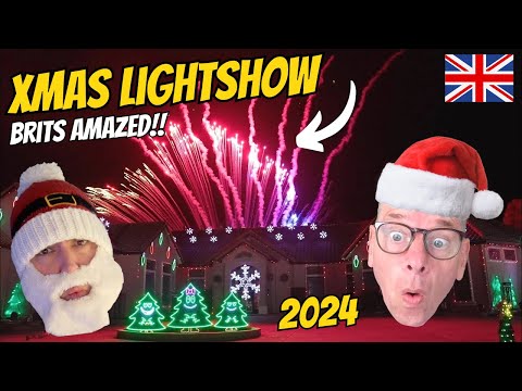 AMAZING Christmas Light Show 2024
