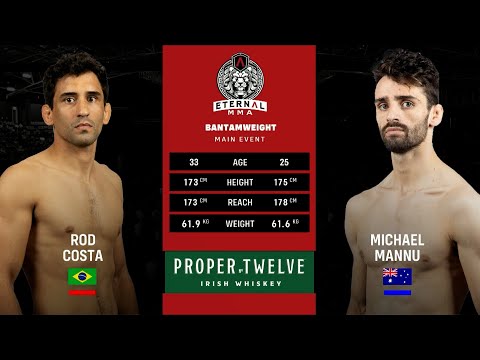 Eternal MMA 68 - Rod Costa Vs Michael Mannu - MMA Fight Video