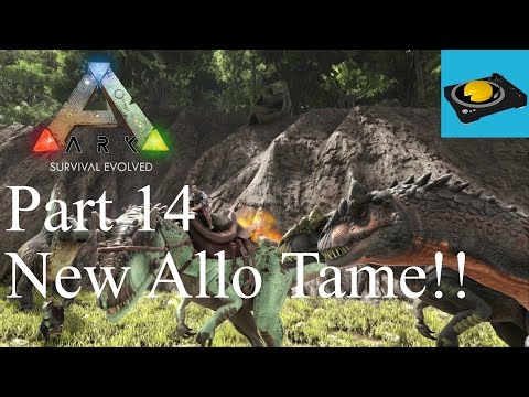 ALLOSAURUS PACK IS COMPLETE, NEW ALLO TAME!!! - Ark Survival Evolved PS4 Gameplay Part 14!!!