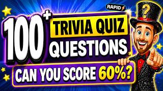 100+ MOST FUN Trivia Quiz Questions EVERYONE Should Beat! ⚡ General Knowledge Quiz