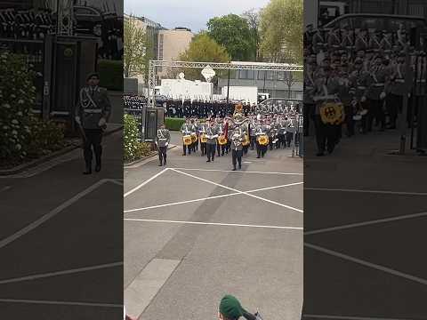 Einmarsch Stabsmusikkorps+Wachbataillon Abschlussappell Mali 2024 🦅🇩🇪#bundeswehr #militär #soldat