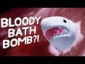 This Bath Bomb Imitates a Shark Attack