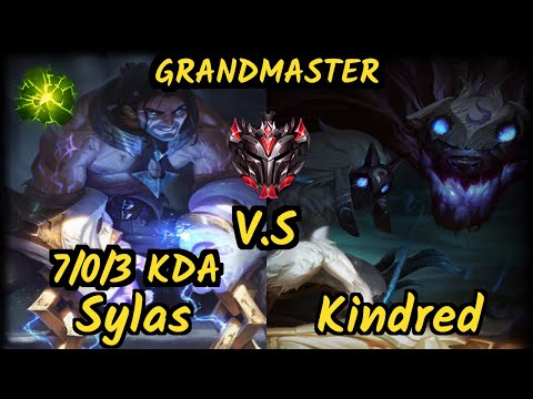 FNC.A MagiFelix (SYLAS) vs KINDRED - 7/0/3 KDA JUNGLE GAMEPLAY - EUW Ranked GRANDMASTER
