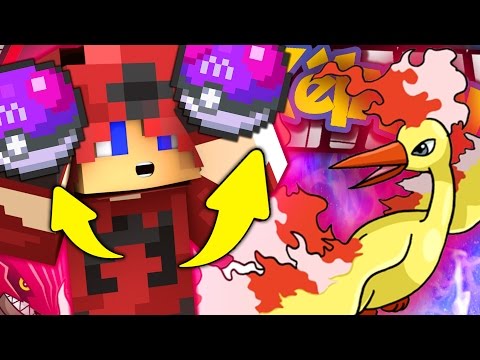 GOODBYE TO TWO MASTERBALLS!!! CAPTURE OF MOLTRES! - Minecraft PIXELMON ITA #29