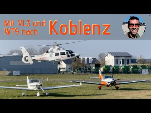 Mit VL3 und WT9 zu Rhein und Mosel - Koblenz - Ultraleichtflugzeug