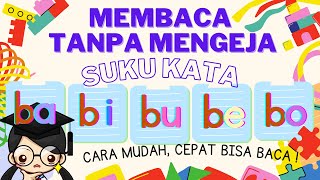 Download lagu BELAJAR MEMBACA METODE SUKU KATA BA BI BU BE BO TANPA MENGEJA UNTUK PAUD TK, PASTI CEPAT BISA mp3