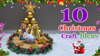 10 New Beautiful Christmas Nativity ideas from Ordinary materials | DIY Christmas craft idea 41☃️