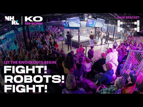 All Day Robot Fighting Action: Round 1 of NHRL's 2026 Pro World Championship KO Show is LIVE!
