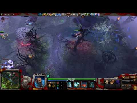 Dota2 Kunkka, Shadow Shaman gank went horribly wrong