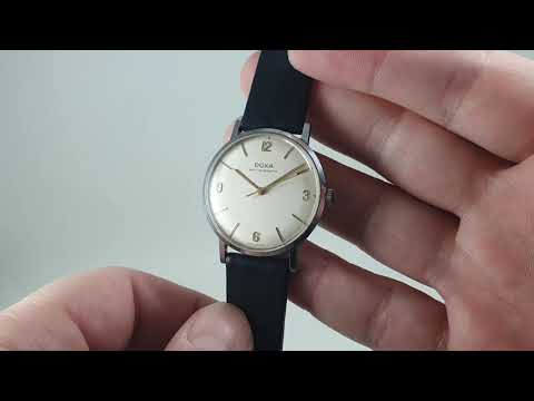 1962 1963 Doxa Anti Magnetic men's vintage dress watch
