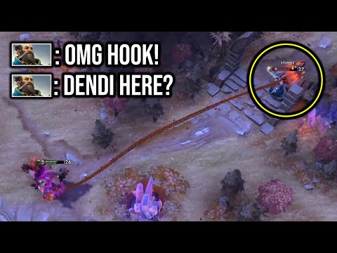 OMG This Pudge wanna be Dendi - Nonstop Incredible Hooks!!