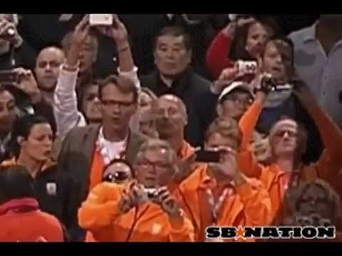 Beer bottle thrower caught on film