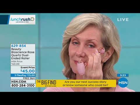Beauty Bioscience Rose Quartz DualEnded Roller