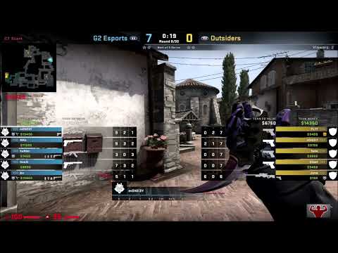 CSGO POV DEMO m0nesy (19-6)(Na`Vi) vs outsiders / inferno / ESL Pro League Season 16
