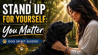 Stand Up for Yourself You Matter Dog Spirit Guided