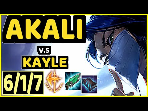 SERTUSS (AKALI) vs KAYLE - 6/1/7 KDA MID CHALLENGER GAMEPLAY - EUW