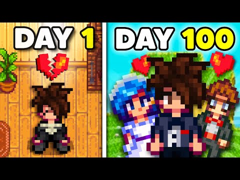 100 Days of ROMANCING EVERYONE in Stardew Valley!
