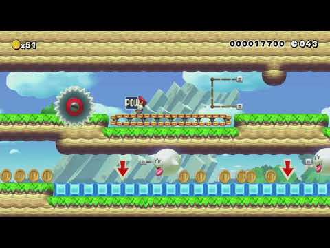 ♥♡今回も爽快に走る50seconds SPEEDRUN♡♥ by ♪ほのか♪ - Super Mario Maker - No Commentary 1bo