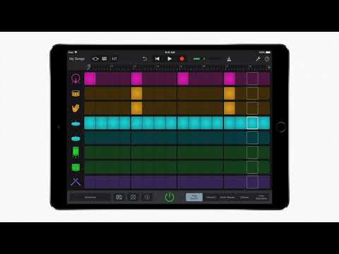 Apple GarageBand 2.3 for iOS Beat Sequencer Demo