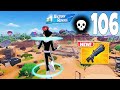 106 Elimination Solo Vs Squads Zero Build Gameplay Wins NEW Fortnite Chapter 7 Season 1 PC