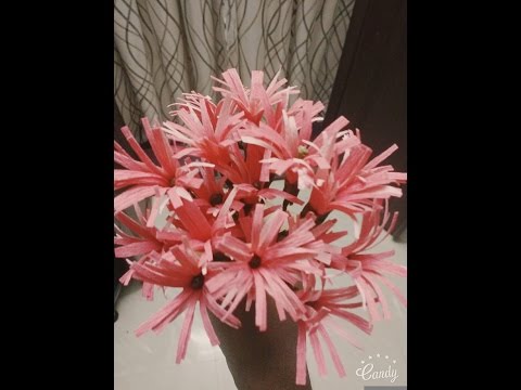 Crepe Paper Flower-allium