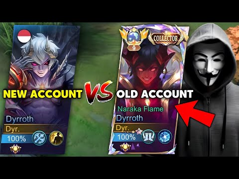DYR vs HACKER!! (1v1 DYRROTH) he hacked my account😭 - Mobile legends