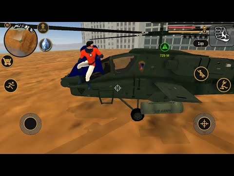 vegas crime simulator superhero driving the helicopter| (Naxeex)-android gameplay