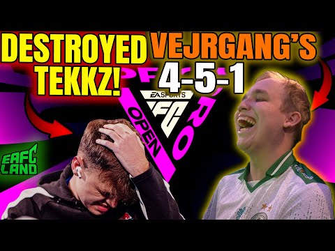 🤯 Anders Vejrgang DESTROYS Tekkz 9-3! Elite 4-5-1 Custom Tactics Breakdown 🔥
