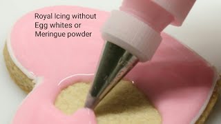 how to make royal icing without eggs or meringue powder