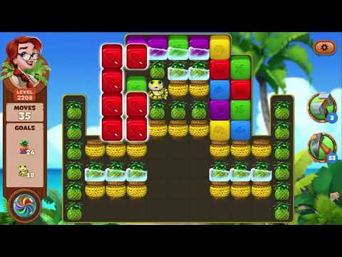 Lost Island Blast Adventure Level 2208 NO BOOSTERS - A S GAMING ✔️