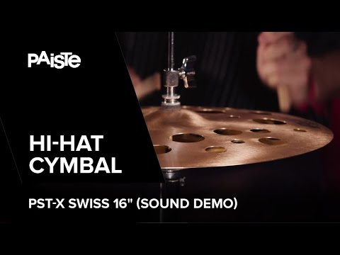 PAISTE PST-X Swiss Hi-Hat 16 " gespielt von Noah Fürbringer (SOUND DEMO)