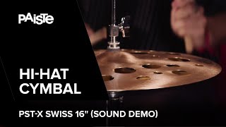 Video thumbnail for PAISTE PST-X Swiss Hi-Hat 16 " played by Noah Fürbringer (SOUND DEMO) by GEWA Drums