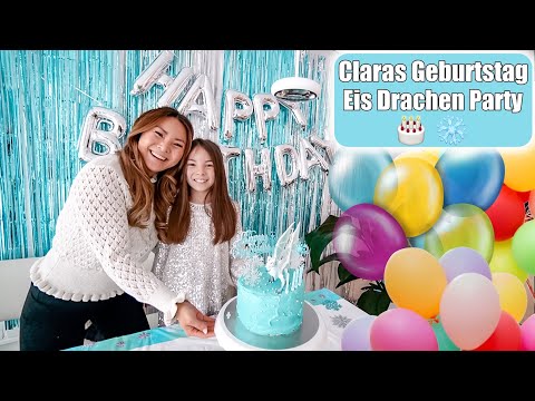 Claras 11. Geburtstag 🎂 Eisdrachen Party & Torte backen! Geschenke auspacken! Ice Dragon Mamiseelen