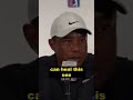 Tiger Woods on why he decided to withdraw from the Hero World Challenge #shorts