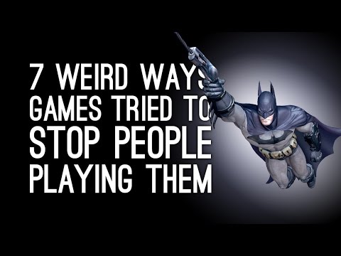 7 Weird Ways Games Tried to Stop People Playing Them