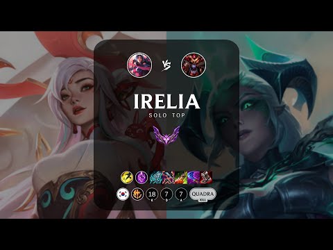Irelia Top vs Shyvana - KR Master Patch 13.10