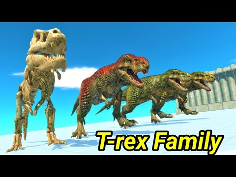 EPIC battles T-rex Team vs Factions ARBS Animal Revolt Battle Simulator