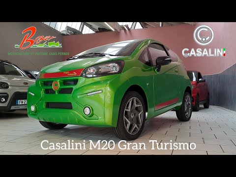 Thumbnail for Casalini M20 Gran Turismo 2022 - Voiture Sans Permis - Présentation - Boyer Motoculture by Casalini